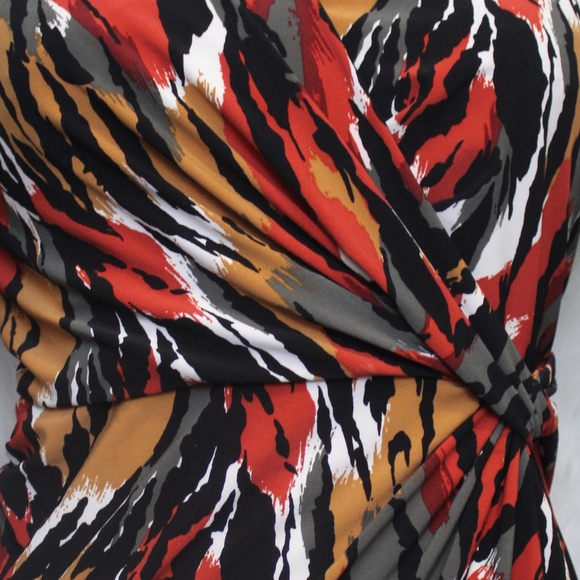 New Flattering Tiger Pattern  Dress - Picture 5 of 8